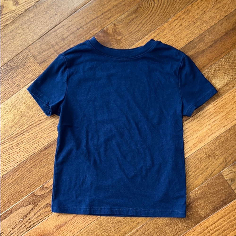 Boys Cat & Jack Navy Blue T-Shirt Size XS 4/5
